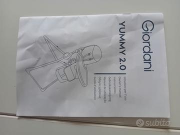 Giordani Yummy 20 seggiolone