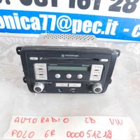 000051218 AUTORADIO CD VW POLO 6R 2010