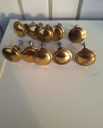 pomelli in ottone, ideali come maniglie decorative