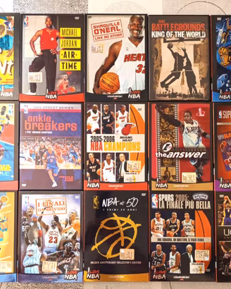 Lotto 15 DVD Basket NBA