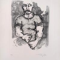 set da 3 pezzi incisioni su carta di M. Pinizzotto