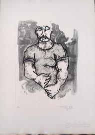 set da 3 pezzi incisioni su carta di M. Pinizzotto