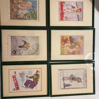 6 quadri stampa pubblicitaria