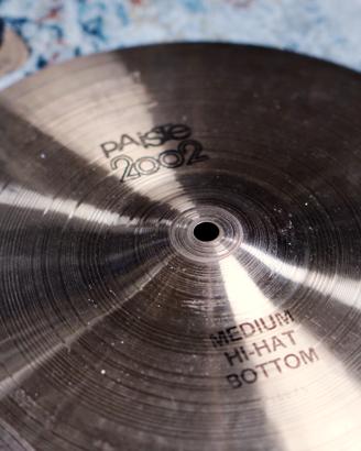Hi-Hat Paiste 2002 Black Logo 13" - Vintage anni '
