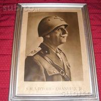 Quadro d'epoca Vittorio Emanuele III Re d'Italia