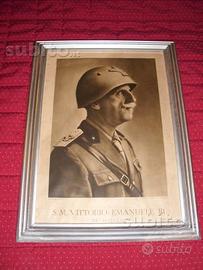 Quadro d'epoca Vittorio Emanuele III Re d'Italia