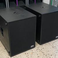 2 subwoofer bass reflex 800w