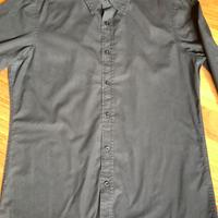 Camicia uomo nera in cotone TRN 1961