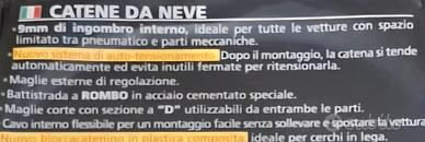catene da neve