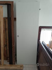 Porte scorrevoli con scrigni cartongesso