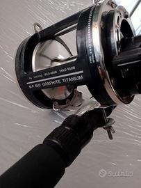 canne da traina con mulinelli