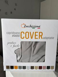 COPRI DIVANO 2 POSTI UNIVERSALE GRIGIO CHIARO