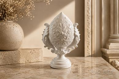 Pumo Barocco Bianco Lucido 24 cm