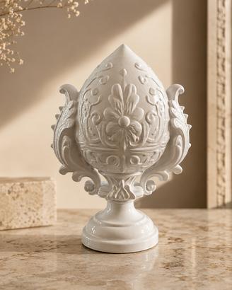Pumo Barocco Bianco Lucido 24 cm