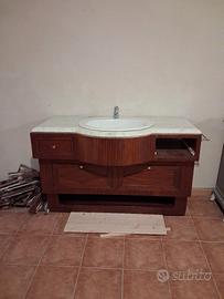 Mobile bagno in legno lunghezza 1,25 