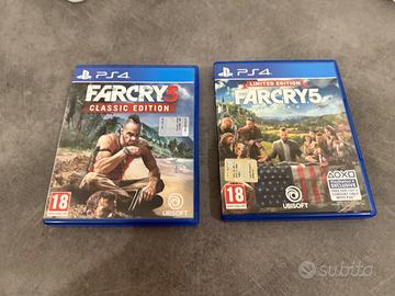 Far Cry 3 Classic Editio& Far Cry 5 - Versione PS4