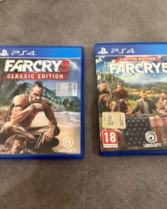Far Cry 3 Classic Editio& Far Cry 5 - Versione PS4