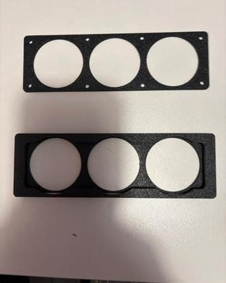 Supporto Manometri 1-DIN Universale ABS Vari Tipi