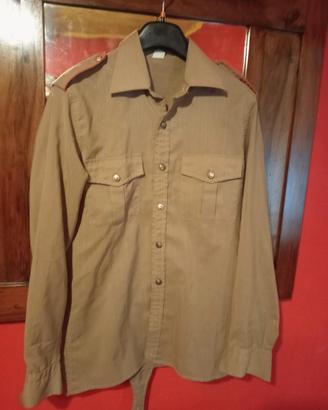 Cimelio arma CC camicia cachi anni 70 collezione 