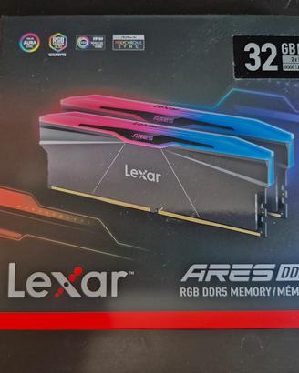 Ram Lexar RGB DDR5 32GB (2x16GB) 6000 MHz CL30