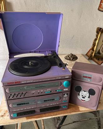 Raro Stereo Vintage Micky Maus Music Center PP 761