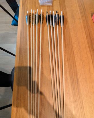set 10 frecce legno