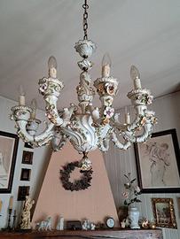 Lampadario Capodimonte 