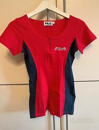 Tutina sportiva Fila color rosso blu nuova