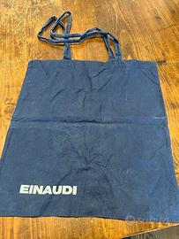 Borsa Einaudi Blu Originale Nuova