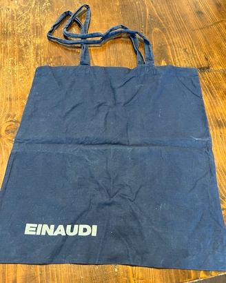 Borsa Einaudi Blu Originale Nuova