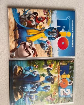 Dvd film Rio1 e 2