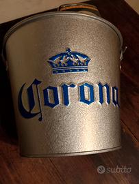 Secchiello ghiaccio in metallo Birra Corona