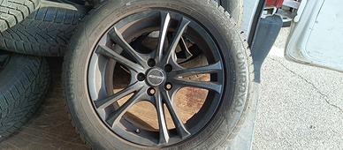 cerchi con gomme  17 pollici