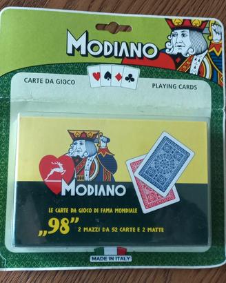set carte da gioco Modiano "98"