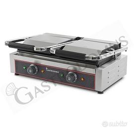 Piastra per Panini doppia liscia in ghisa
