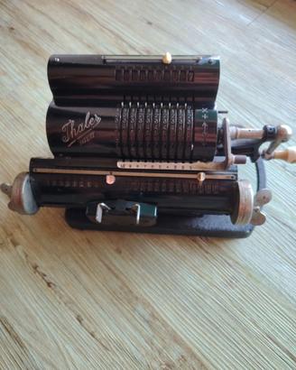 Calcolatrice Meccanica Vintage Thales Patent AE