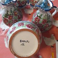 set da tavola in ceramica 