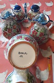 set da tavola in ceramica 