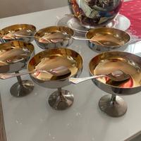 Coppe alte vintage per champagne/dessert/gelato