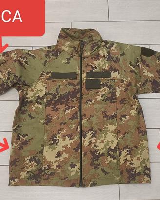 Giacca Softshell Vegetata Italiana Taglia 52