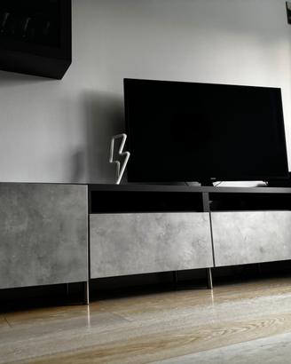 Mobile TV IKEA effetto cemento – Come nuovo