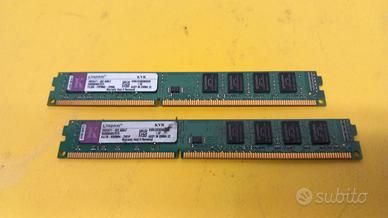 Kit 2 pezzi - Modulo RAM DDR3 2 Gbyte 1333 MHz PC3