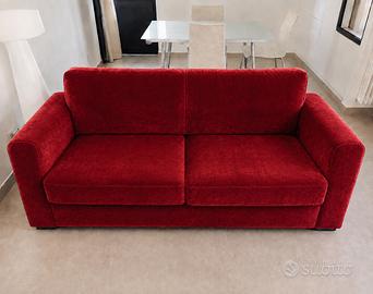 Divano Letto BARETE (POLTRONESOFÀ) col. Rosso