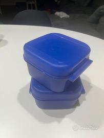Set 2 porta pranzo Tupperware con coperchio