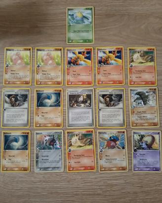Lotto 16 carte Pokemon ex Fantasmi di Holon 