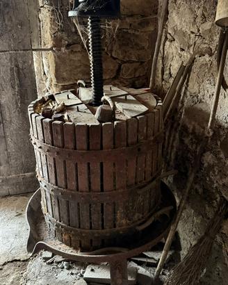 Torchio per Uva antico