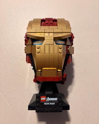 Casco iron man lego