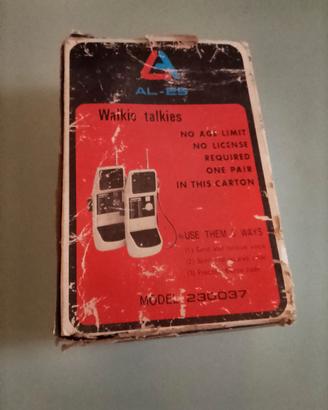 Wallkie talkie al- El 14 channels anni 70