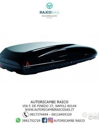 BOX BAULE PORTATUTTO HELIOS 480 NERO METALLIZZATO 