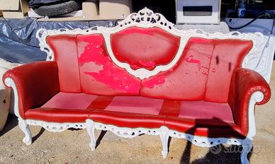 divano barocco shabby 